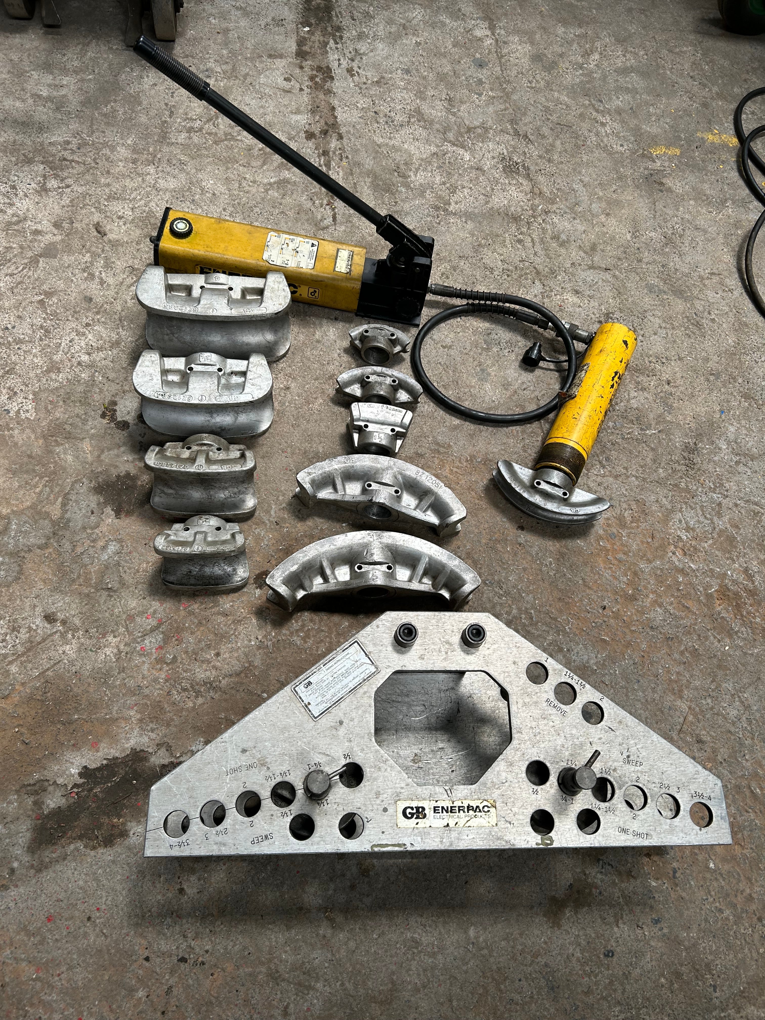 enerpac hidrolik boru bükme