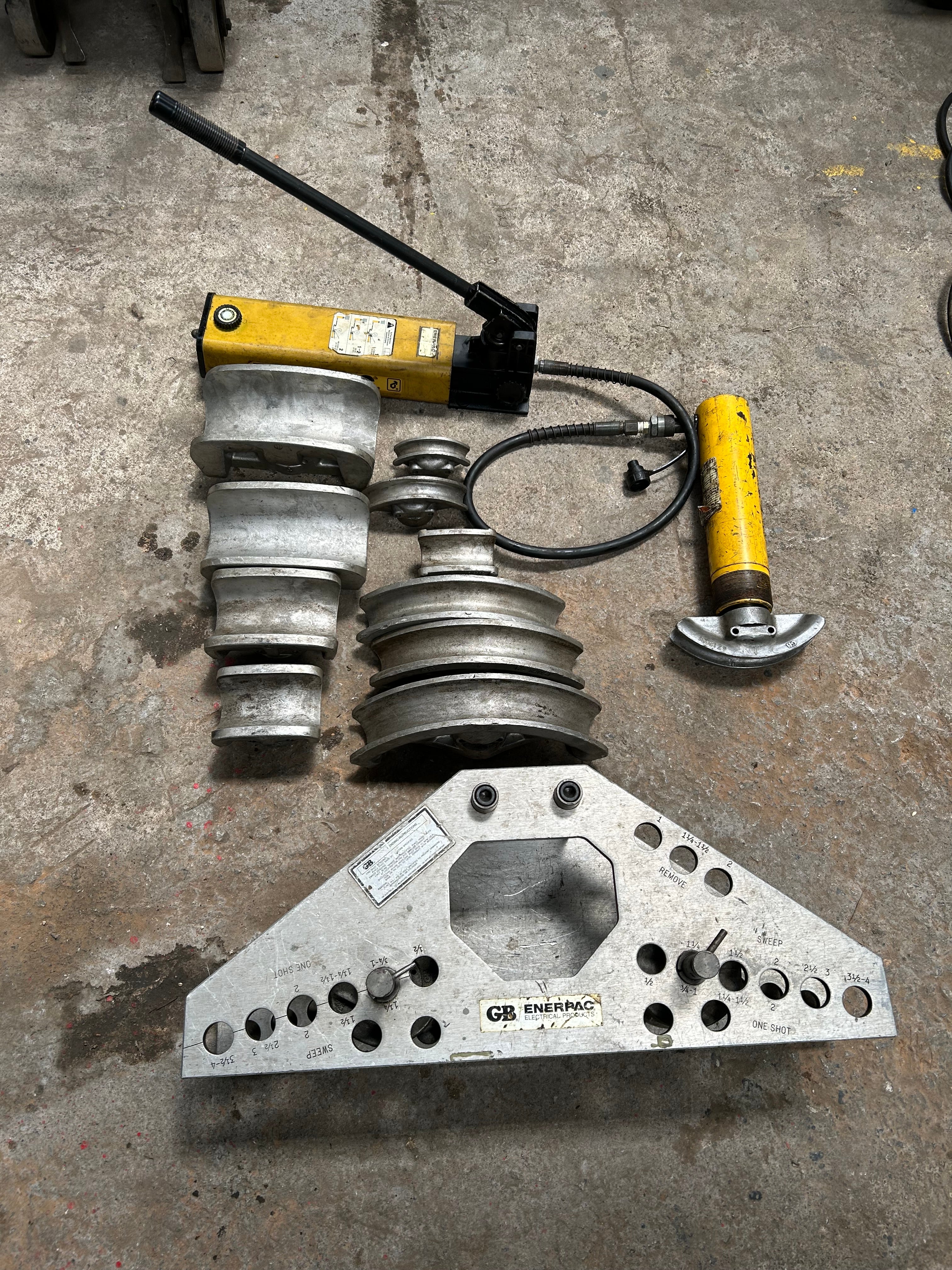 enerpac hidrolik boru bükme