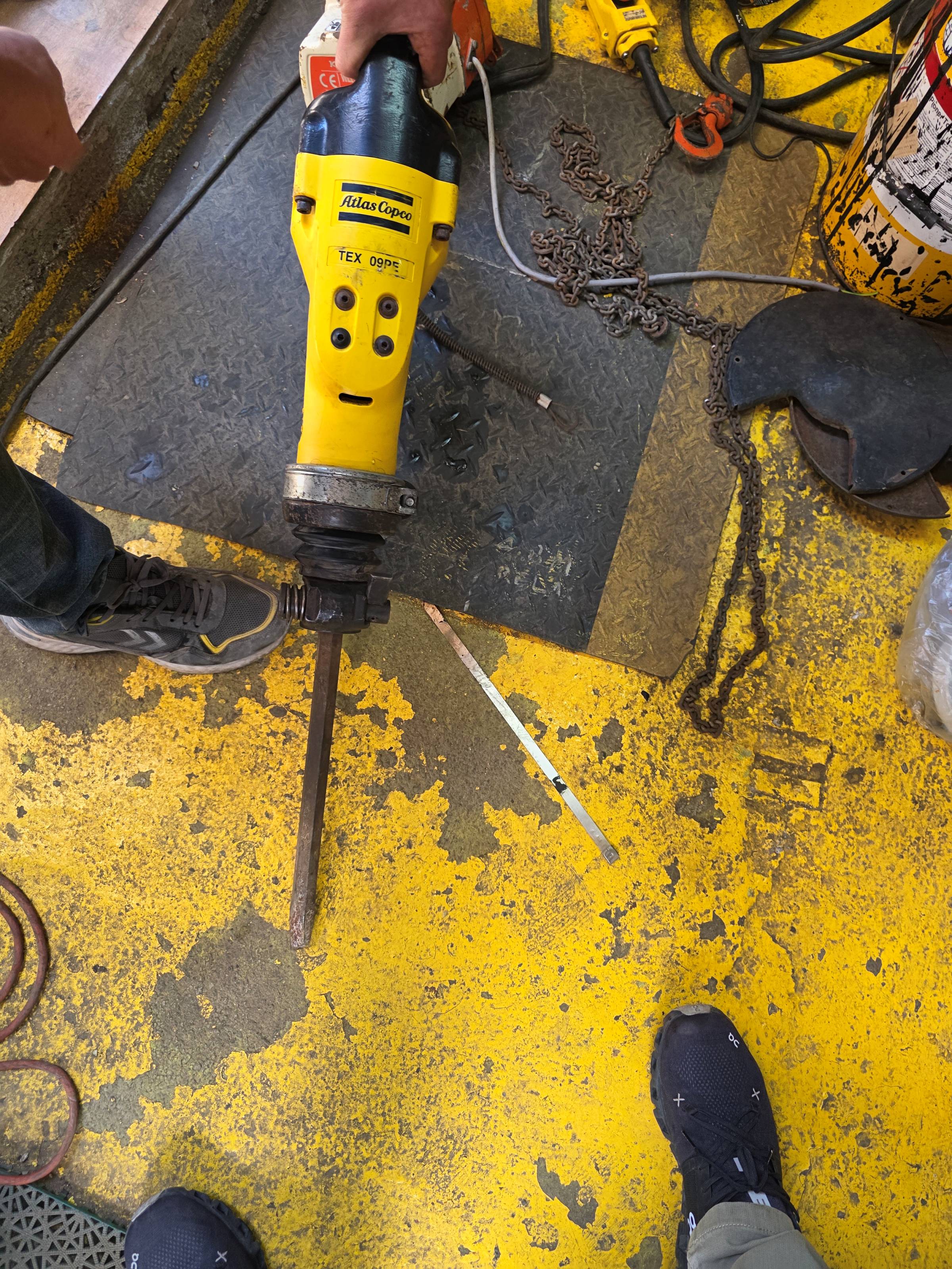 Atlas Copco TEX 09 PE Titreşimi Azaltılmış Pnömatik Çekiç