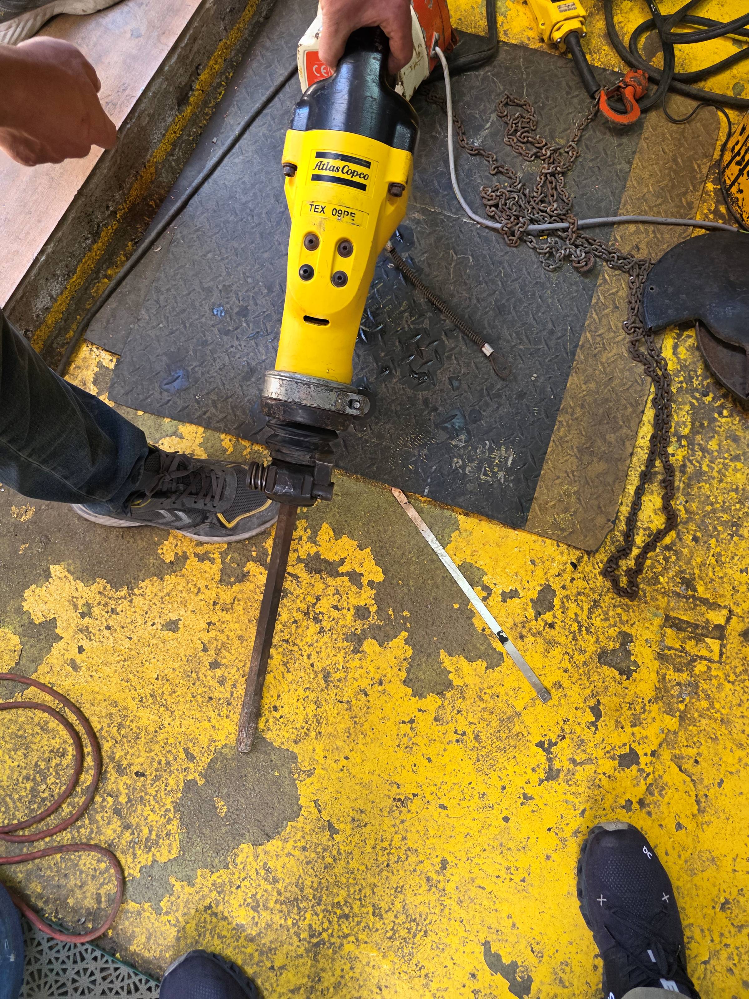 Atlas Copco TEX 09 PE Titreşimi Azaltılmış Pnömatik Çekiç