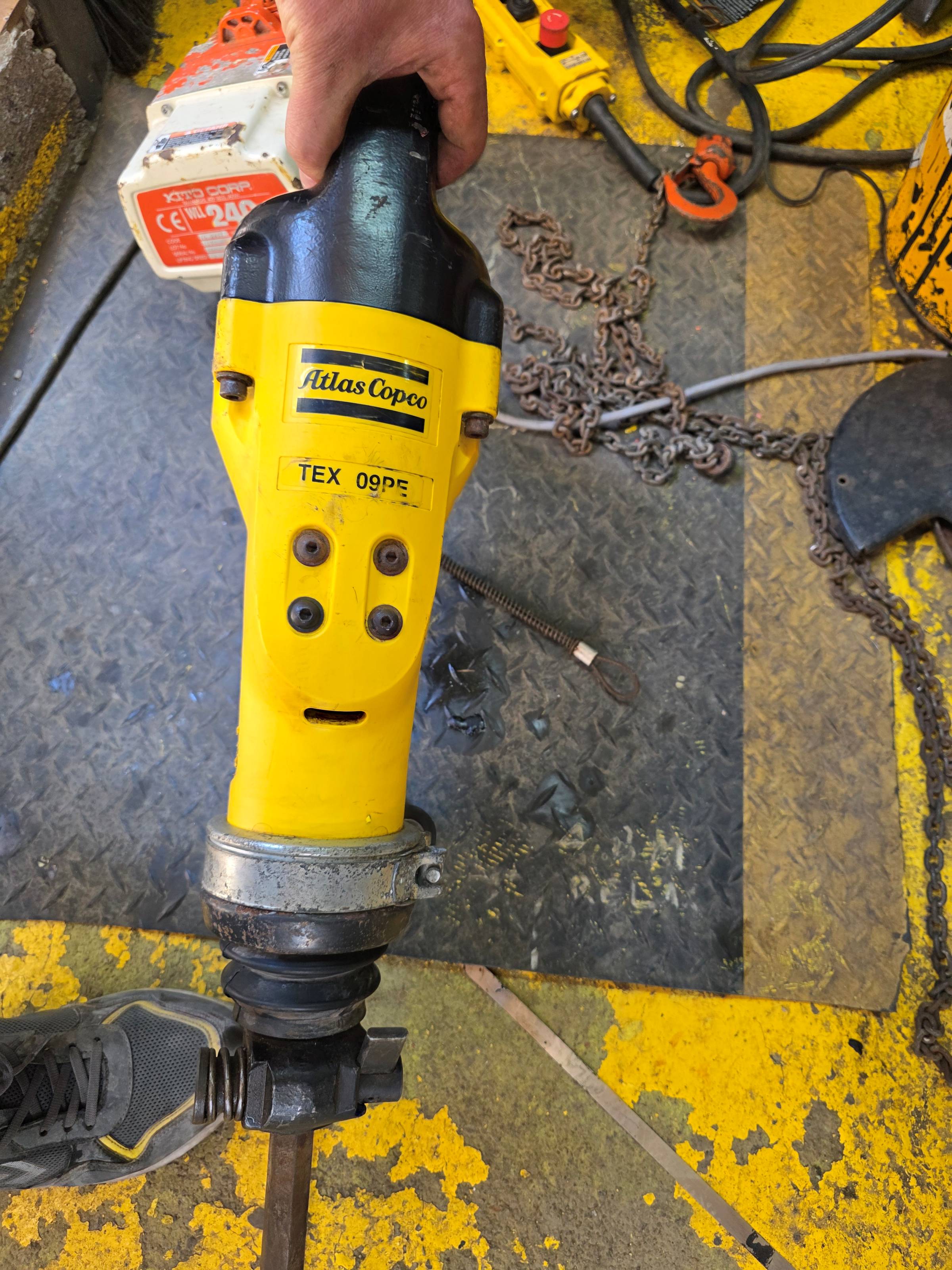 Atlas Copco TEX 09 PE Titreşimi Azaltılmış Pnömatik Çekiç