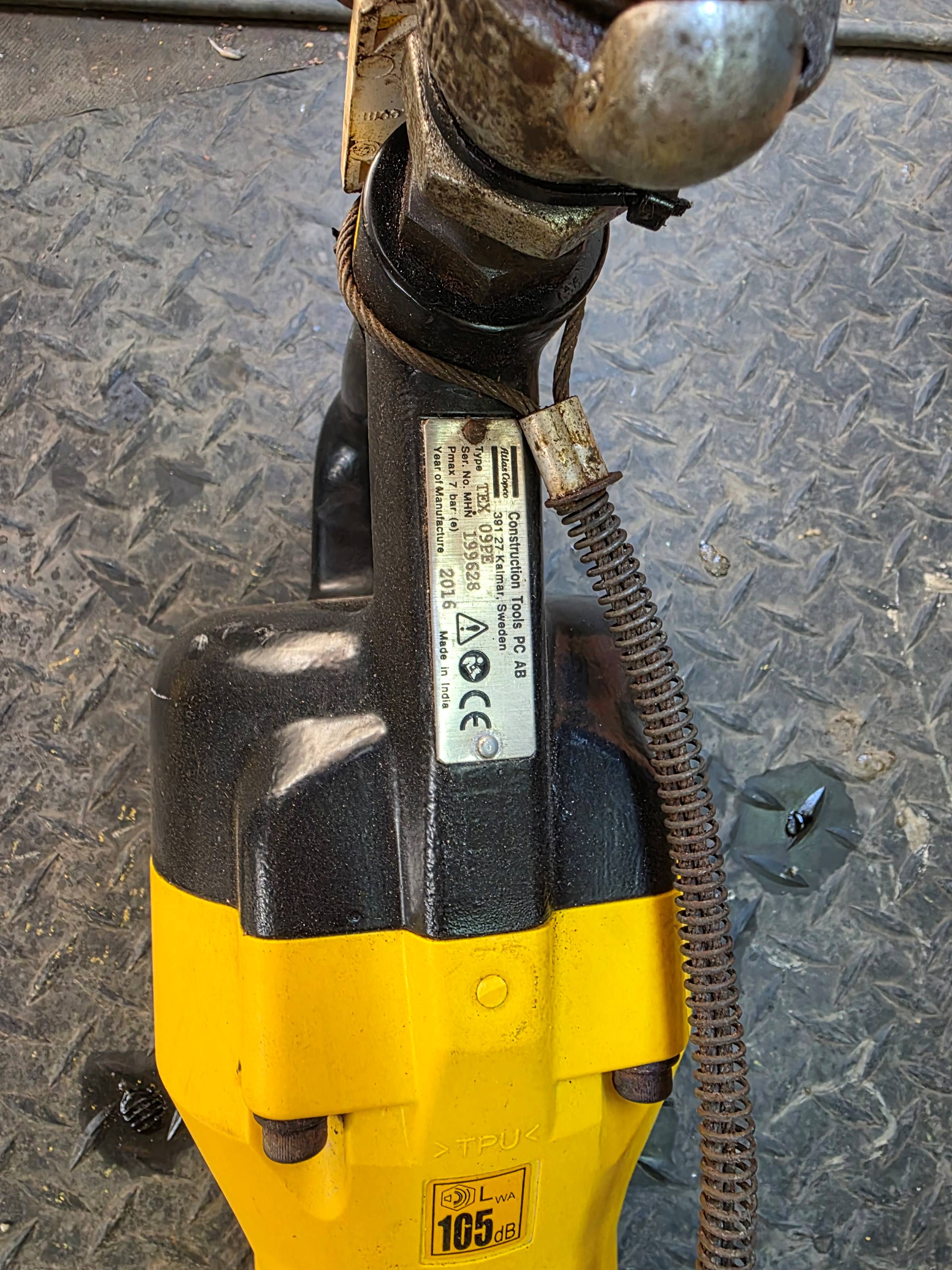 Atlas Copco TEX 09 PE Titreşimi Azaltılmış Pnömatik Çekiç