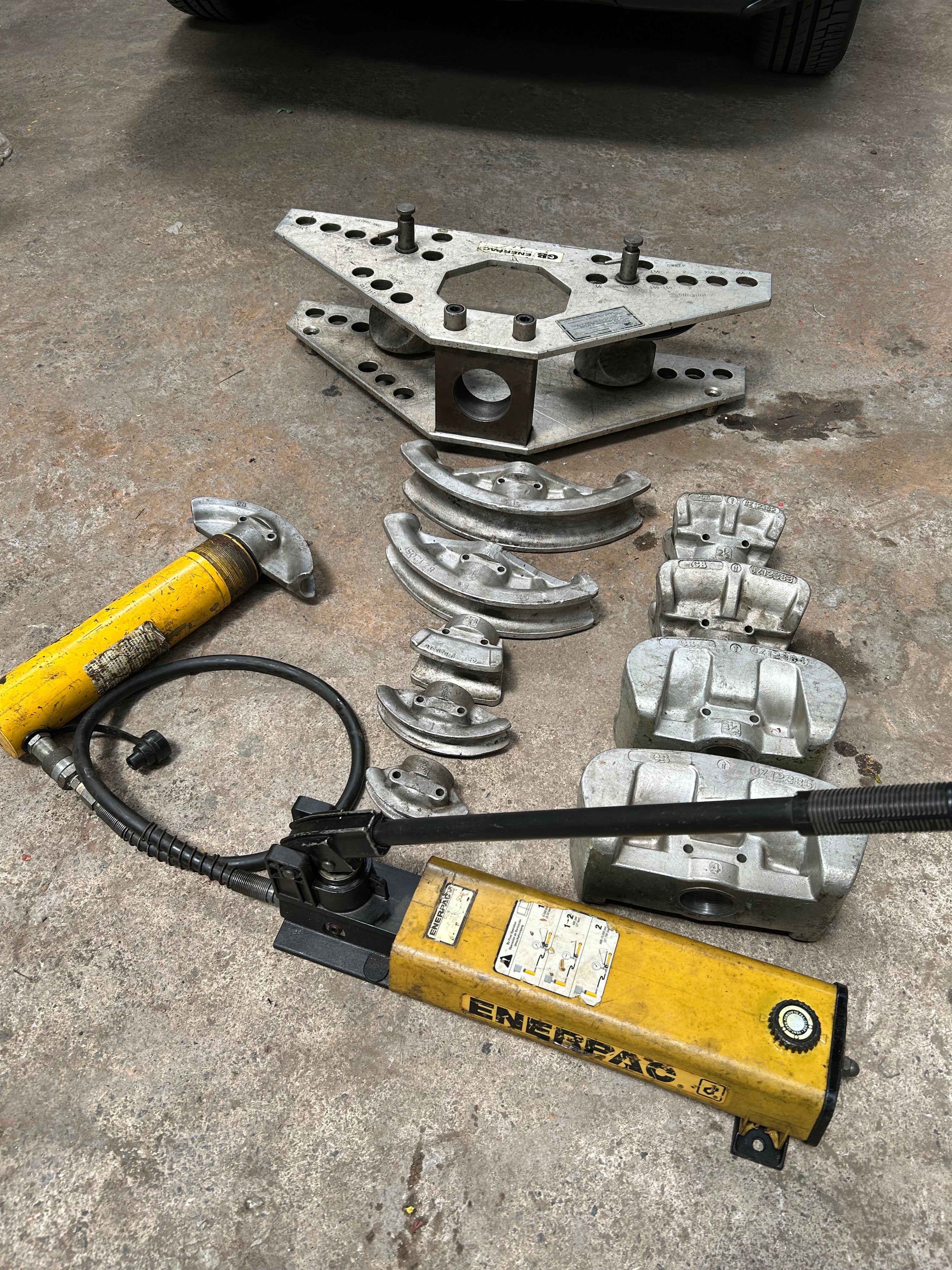 enerpac hidrolik boru bükme