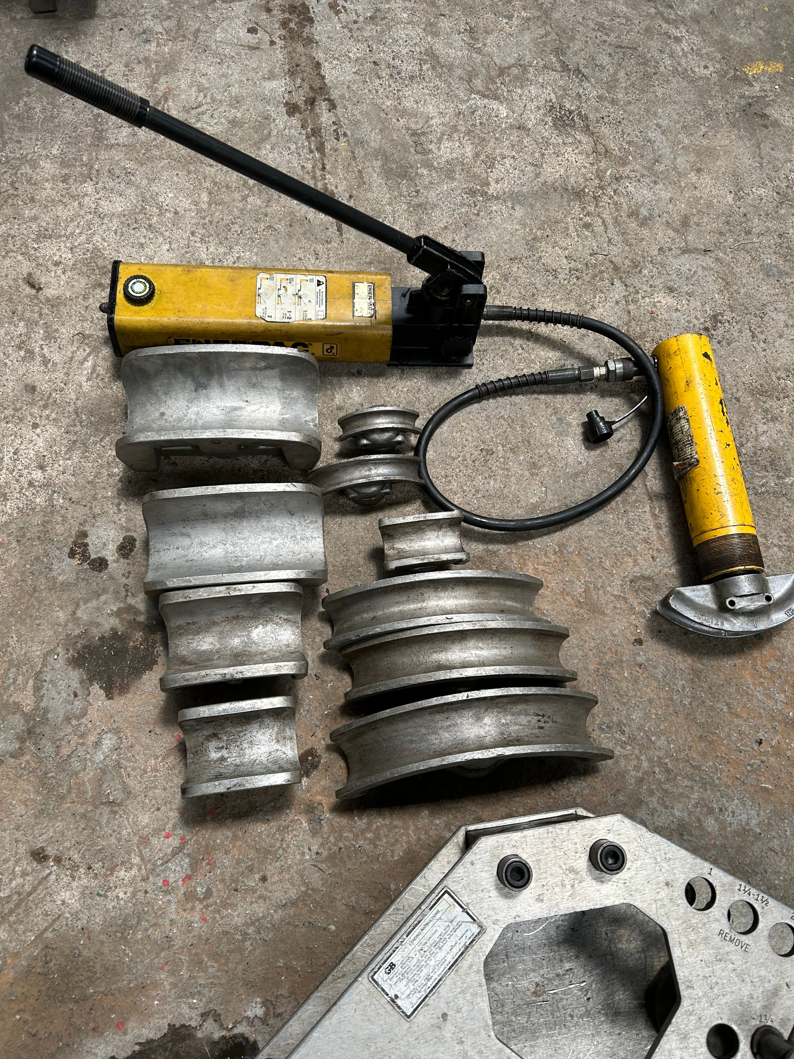 enerpac hidrolik boru bükme